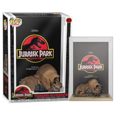 FUNKO POP!MOVIE POSTERS-JURASSICPARK:TYRANNOSAURUS REX & VELOCIRAPTOR
