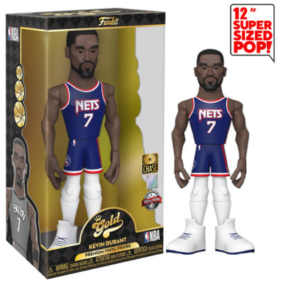 FUNKO POP! GOLD 12" NBA: NETS KEVIN DURANT (CE´21) (30 CM) CHASE LIMITED EDITION