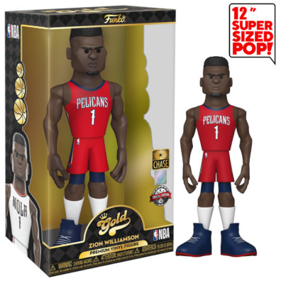 FUNKO POP! GOLD 12" NBA: ZION WILLIAMSON (30 CM) CHASE LIMITED EDITION