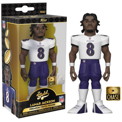 FUNKO POP! GOLD 5" NFL: RAVENS - LAMAR JACKSON CHASE LIMITED EDITION (12 CM)