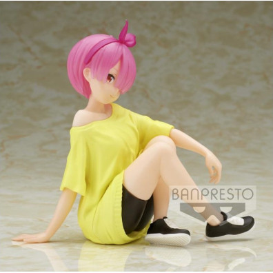 BANPRESTO RE:ZERO STARTING LIFE IN ANOTHER WORLD RELAX TIME RAM TRAINING STYLE VER. (14 CM)