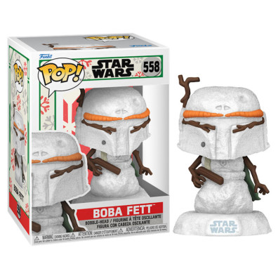 FUNKO POP! STAR WARS HOLIDAY SNOWMAN: BOBA FETT (558)