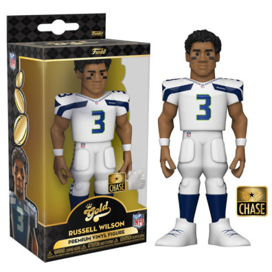 FUNKO POP! GOLD 5" NFL: SEAHAWKS - RUSSELL WILSON CHASE LIMITED EDITION (12 CM)