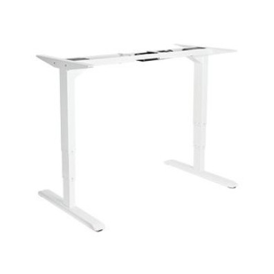 Mesa Eléctrica Ergonómica Regulable Dual Motor Equipo Blanco