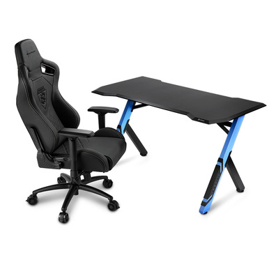 Mesa Gaming Sharkoon SGD1 Negro/Azul