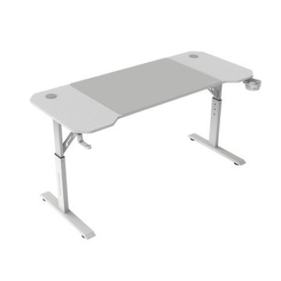 MESA MARS GAMING MGD ERGO 140 REGULABLE EN ALTURA TABLERO BLANCO CHASIS DE ACERO 140x60 ALF. XXL