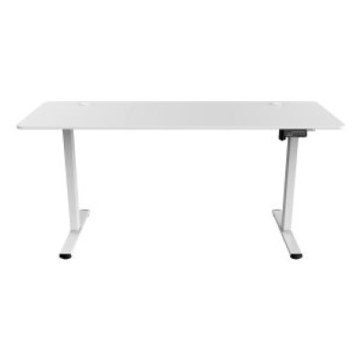 MESA MARS GAMING MGD ERGO PRO W 160x60 BLANCA AJUSTE ALTURA ELÉCTRICO CHASIS ACERO