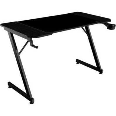 Mesa Mars Gaming MGD X120 - Diseño Fibra de Carbono - 120x60 - Chasis de Acero - Tablero Negro