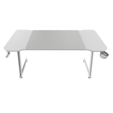 Mesa Mars Gaming MGD X140 140x60 Chasis de Acero Tablero Blanco Diseño Fibra Carbono Alcance XXL