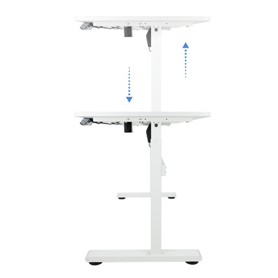 Mesa TooQ TQESSD01-W Eléctrica Altura Regulable Blanco