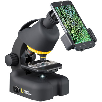 Microscopio Bresser National Geographic 40-640x Soporte Smartphone