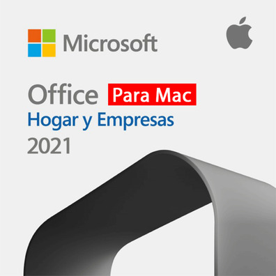 Microsoft Office Hogar y Empresas 2021 "BIND" Licencia Perpetua para MAC