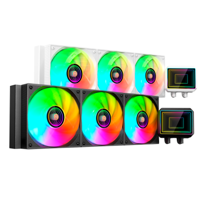 Sistema de Refrigeración Líquida Mars Gaming ML-TWO360 3x120mm ARGB Negro 600W TDP