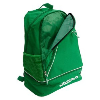 MOCHILA GEDO NAPOLI VERDE ACOLCHADA 4 COMPARTIMIENTOS - UNO INFERIOR PARA BOTAS