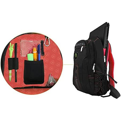 Mochila Portátil 17'' Keep Out BK7GXL Negro/Rojo