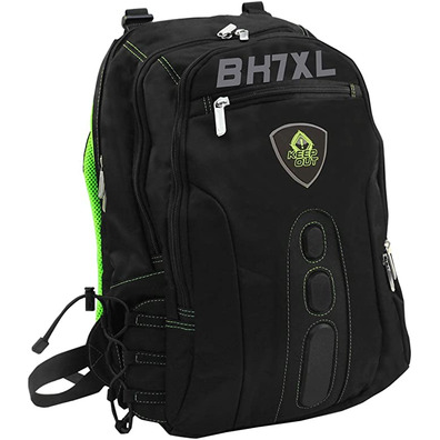 Mochila Portátil 17'' Keep Out BK7GXL Negro/Verde