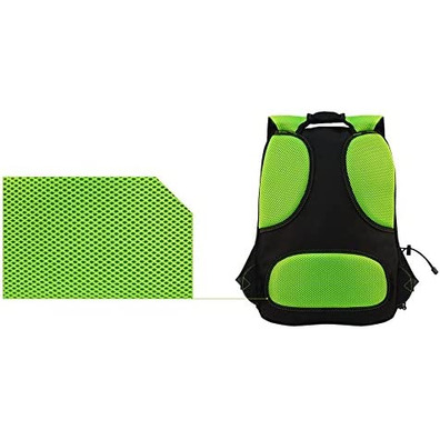 Mochila Portátil 17'' Keep Out BK7GXL Negro/Verde