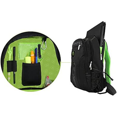 Mochila Portátil 17'' Keep Out BK7GXL Negro/Verde