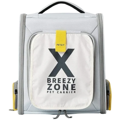Mochila Transportín Mascota Petkit Breezy xZone Pet Carrier Gris