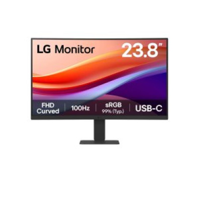Monitor LG 24U421A-B 24" Curvo FHD VA HDMI USB-C 100Hz 250CD 5ms