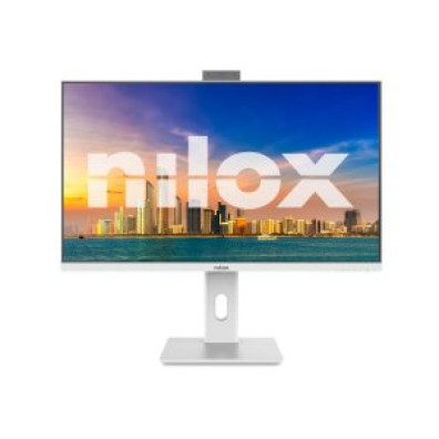 Monitor Nilox NXM27RWEB02W 27" FHD IPS 120Hz 4MS HDMI DP VGA Webcam BLANC