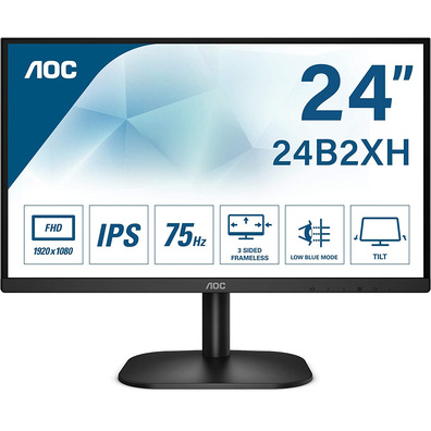 Monitor AOC 24B2XH/EU 23.8" Full HD Negro