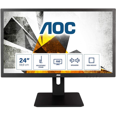 Monitor AOC E2475PWJ 23.6" Full HD Multimedia Negro