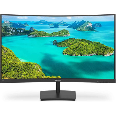 Monitor Curvo Philips E-Line 241E1SCA 23.6" Full HD Multimedia Negro