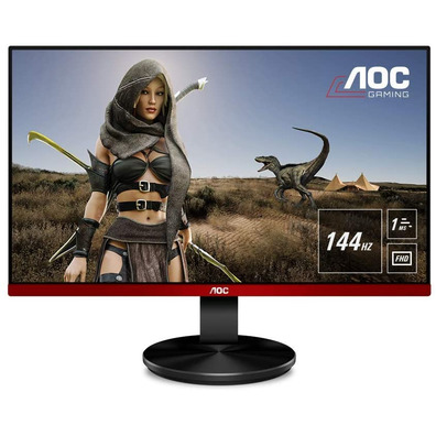 Monitor Gaming AOC G2490VXA 23.8"/Full HD/Multimedia Negro y Rojo