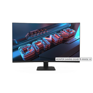 Monitor Gaming Gigabyte GS32QC 31.5" Quad HD, LCD, Negro