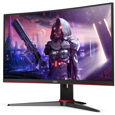 Monitor Gaming LED 24'' AOC C24G2AE/BK Curvo Negro