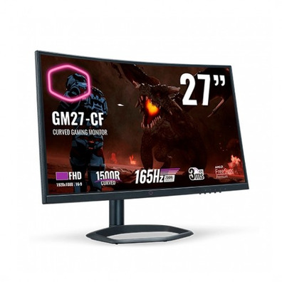 Monitor Gaming LED 27'' Cooler Master GM27-CF Curvo