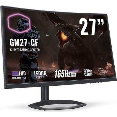 Monitor Gaming LED 27'' Cooler Master GM27-CF Curvo