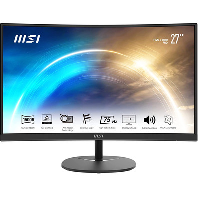 Monitor LED 27'' MSI Pro MP271C Negro Curvo