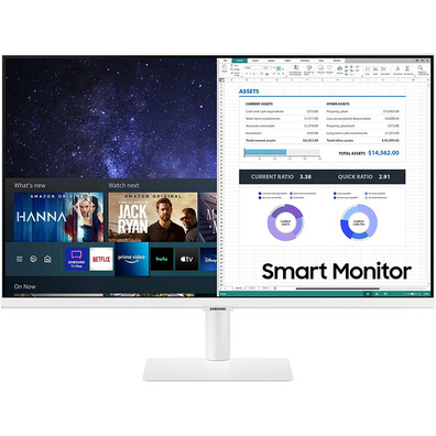 Monitor LED 27'' Samsung Smart M5 Blanco