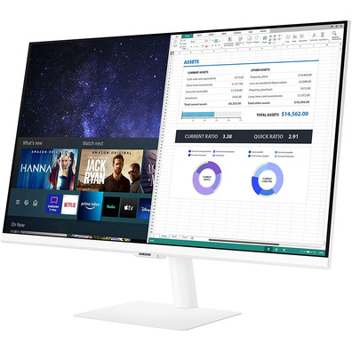 Monitor LED 27'' Samsung Smart M5 Blanco