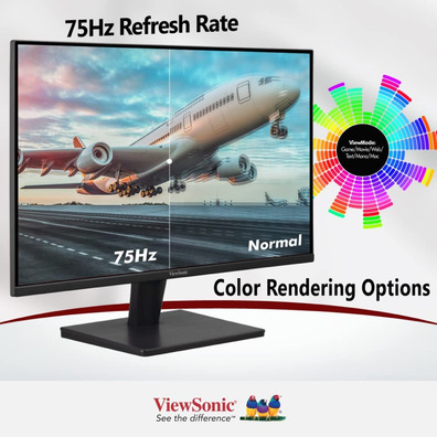 Monitor LED 27'' Viewsonic VA2715-H Negro