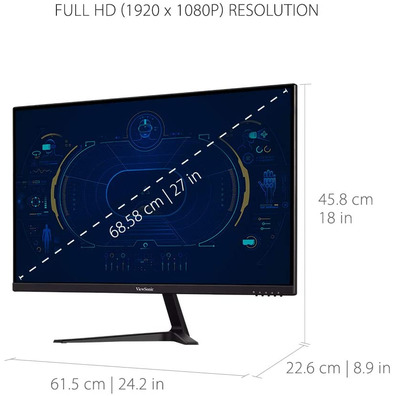 Monitor LED 27'' Viewsonic VX2718-P-MHD