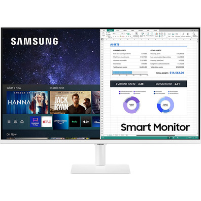 Monitor LED 32'' Samsung Smart M5 Blanco