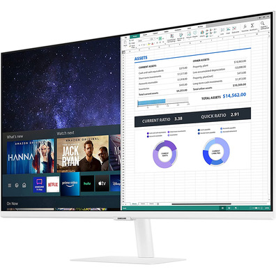 Monitor LED 32'' Samsung Smart M5 Blanco