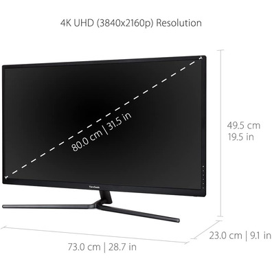 Monitor LED 32'' Viewsonic VX3211-4K-MHD Negro