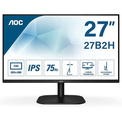 Monitor LED IPS 27'' AOC 27B2H Negro