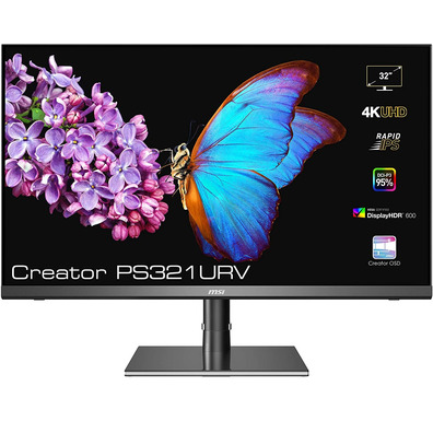 Monitor LED IPS MSI Creator PS321URV 32'' Plata