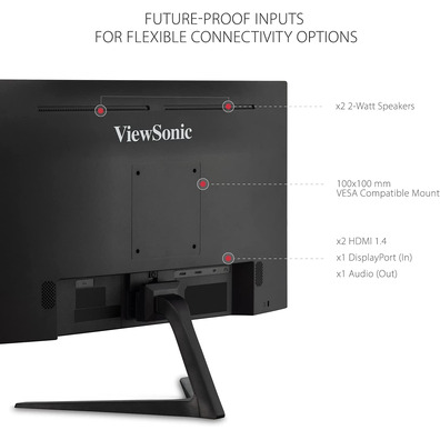 Monitor LED Viewsonic VX2418 24'' Negro