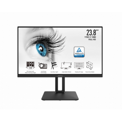 Monitor MSI Pro MP242P LED IPS 23.8'' Negro