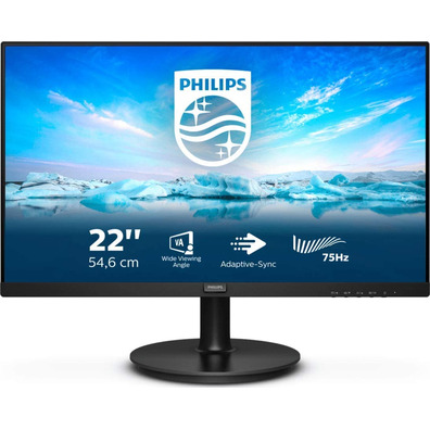 Monitor Philips V-Line 221V8LD 21.5" Full HD Negro