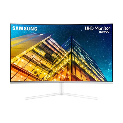 Monitor Profesional Curvo Samsung LU32R591CWR 31.5" 4K Blanco