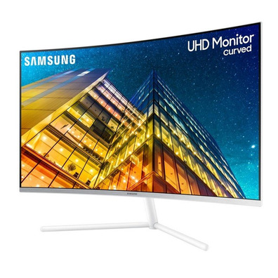 Monitor Profesional Curvo Samsung LU32R591CWR 31.5" 4K Blanco