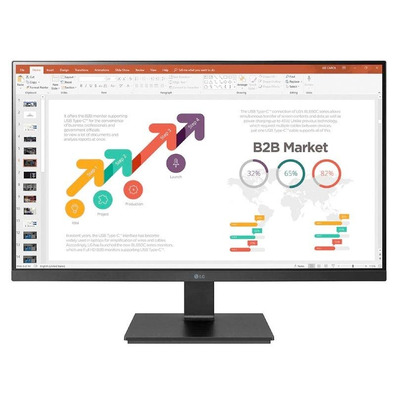 Monitor Profesional LG 24BL650C-B 23.8"/ Full HD/ Multimedia/ Negro