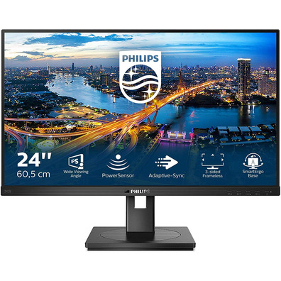 Monitor Profesional Philips 242B1 23.8" Full HD Multimedia Negro